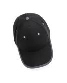 Impact AWARE Brushed Rcotton 6 Panel Contrast Cap 280gr Black