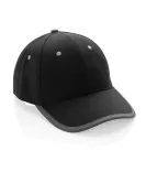 Impact AWARE Brushed Rcotton 6 Panel Contrast Cap 280gr Black