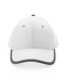 Impact AWARE Brushed Rcotton 6 Panel Contrast Cap 280gr White