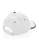Impact AWARE Brushed Rcotton 6 Panel Contrast Cap 280gr White