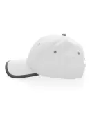 Impact AWARE Brushed Rcotton 6 Panel Contrast Cap 280gr White