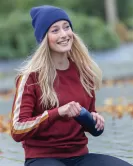 Impact Polyana Beanie with AWARE Tracer Navy