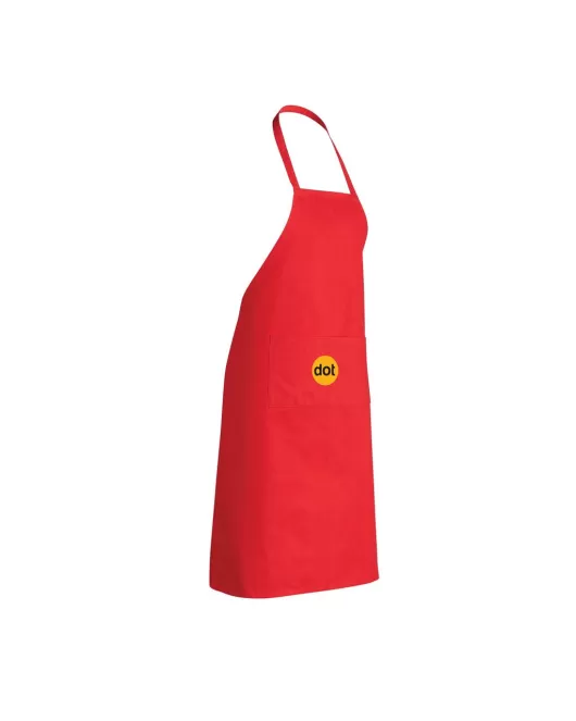 Impact AWARE Recycled Cotton Apron 180gr Red