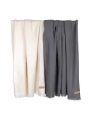 Ukiyo AWARE Polyana Woven Blanket 130x150cm White
