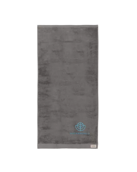 Ukiyo Sakura AWARE 500 gsm bath towel 50 x 100cm Anthracite