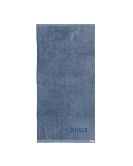 Ukiyo Sakura AWARE 500 gsm bath towel 70 x 140cm Blue