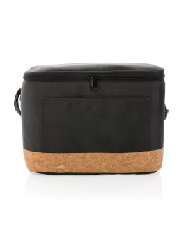 Impact AWARE XL RPET Two Tone Cooler Bag With Cork Black