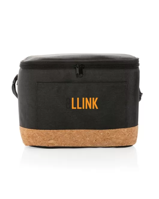 Impact AWARE XL RPET Two Tone Cooler Bag With Cork Black