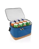 Impact AWARE XL RPET Two Tone Cooler Bag With Cork Blue