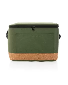 Impact AWARE XL RPET Two Tone Cooler Bag With Cork Green