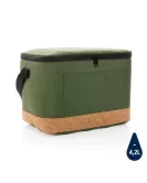 Impact AWARE XL RPET Two Tone Cooler Bag With Cork Green