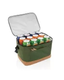 Impact AWARE XL RPET Two Tone Cooler Bag With Cork Green