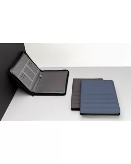 Impact AWARE RPET A4 Portfolio With Zipper Black