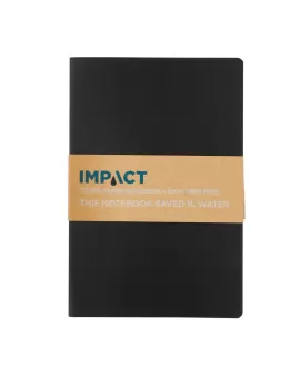 Impact Softcover Stone Paper Notebook A5 Black