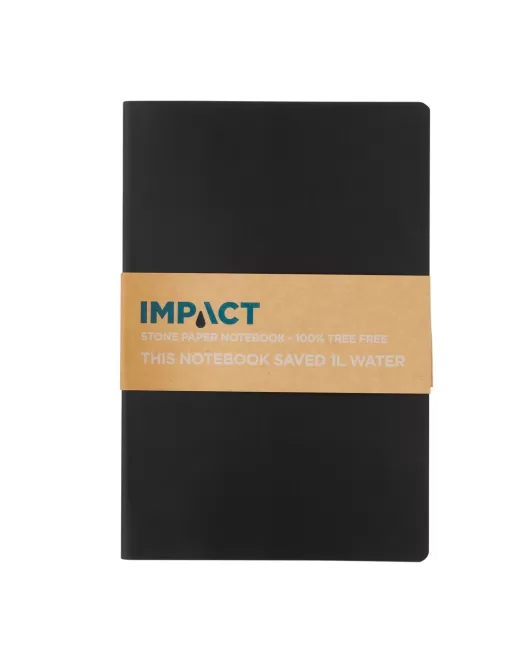 Impact Softcover Stone Paper Notebook A5 Black