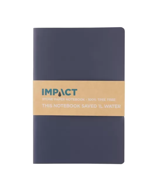 Impact Softcover Stone Paper Notebook A5 Navy