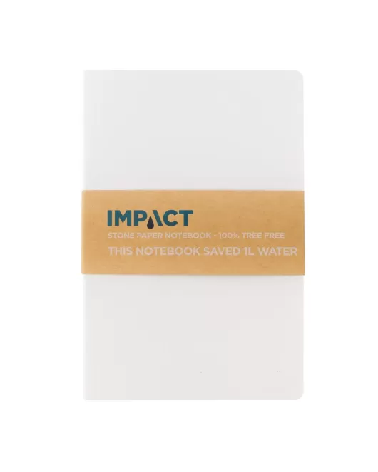 Impact Softcover Stone Paper Notebook A5 White