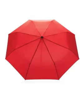 20.5&quot; Impact AWARE RPET 190T Pongee Bamboo Mini Umbrella