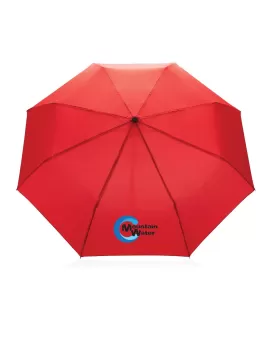 20.5&quot; Impact AWARE RPET 190T Pongee Bamboo Mini Umbrella