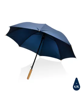 23&quot; Impact AWARE RPET 190T Auto Open Bamboo Umbrella