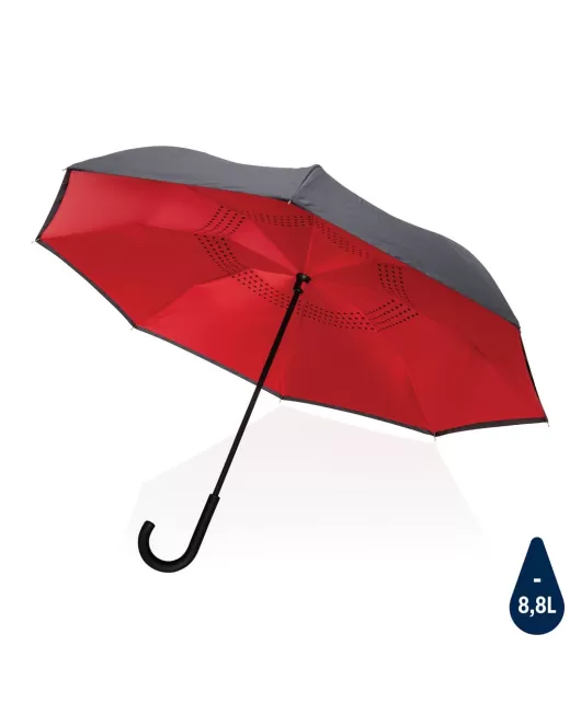 23" Impact AWARE RPET 190T Reversible Umbrella