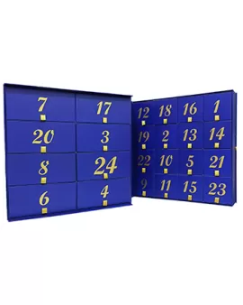 Blue And Gold Luxury Advent Calendar