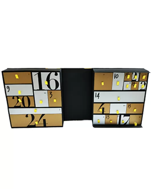 Luxury White And Brown Advent Calendar