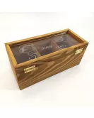 Custom Wooden Eco Friendly Tea Box