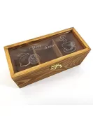 Custom Wooden Eco Friendly Tea Box