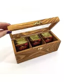 Custom Wooden Eco Friendly Tea Box