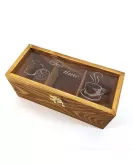 Custom Wooden Eco Friendly Tea Box