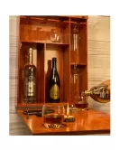 Wooden Whiskey Wall Cabinet