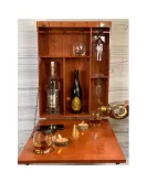 Wooden Whiskey Wall Cabinet