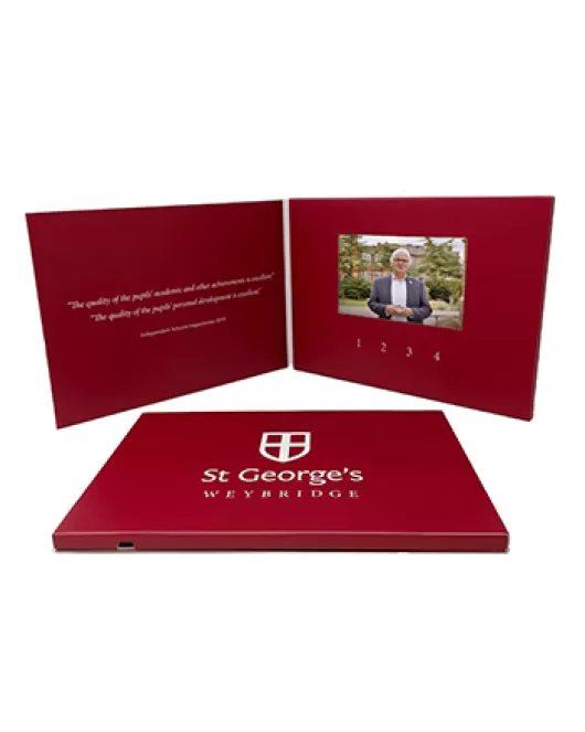 St Georges School A5 Soft Back Video brochure