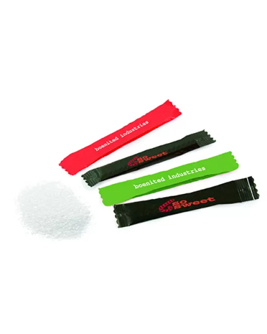 Promotional White Sugar-Paper Sticks