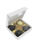 Promotional Chocolate Box with 4 Pralines