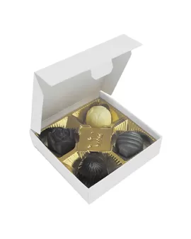 Promotional Chocolate Box with 4 Pralines