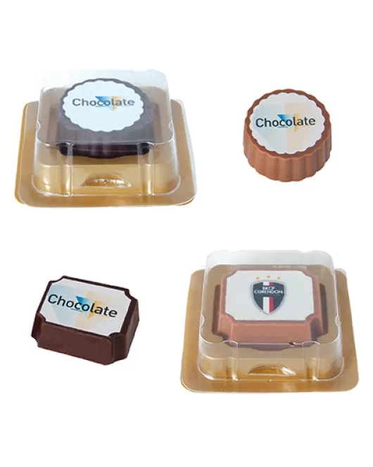 Promotional Logo Chocolate in Blister Pack
