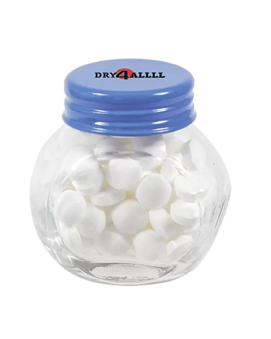 Promotional Small Glass Jar of Mints