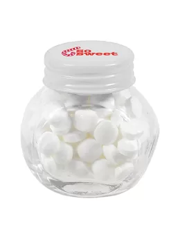 Promotional Small Glass Jar of Mints