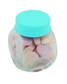 Promotional Small Glass Jar of Hearts