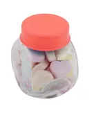 Promotional Small Glass Jar of Hearts