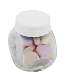 Promotional Small Glass Jar of Hearts