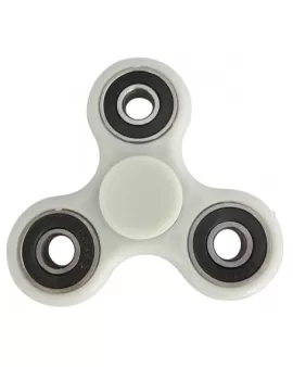 Printed Fidget Spinner-White