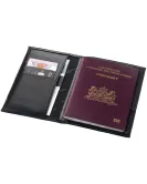 Promotional Passport Cover and Ballpoint Pen Gift Set