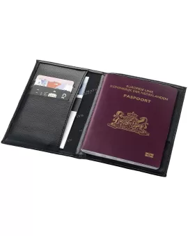 Promotional Passport Cover and Ballpoint Pen Gift Set