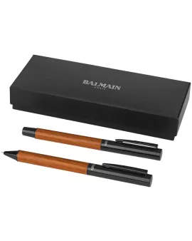 Promotional Woodgrain Duo Pen Set