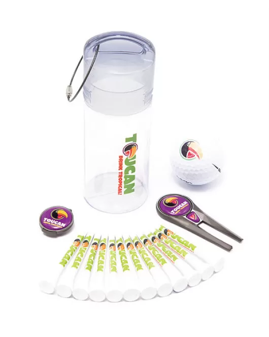 Promotional Golf Plastic Tube Pack 5