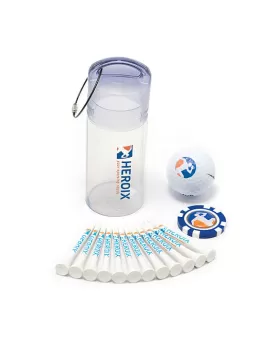 Promotional Golf Plastic Tube Pack 6