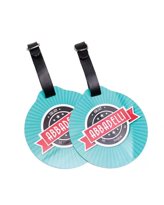 Branded Round Golf Bag Tag